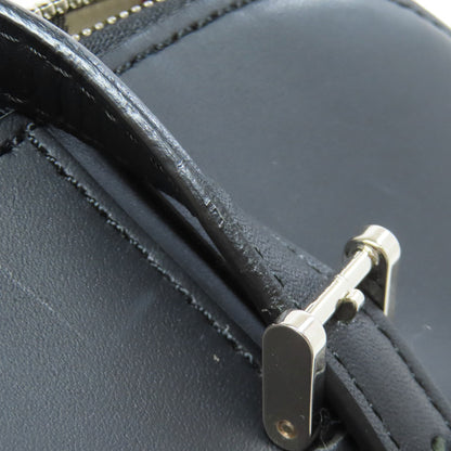 BURBERRY バーバリー ロゴ ハンドバッグ レザー レディース 中古