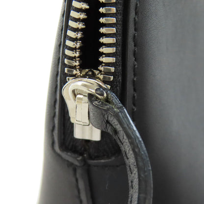 BURBERRY バーバリー ロゴ ハンドバッグ レザー レディース 中古