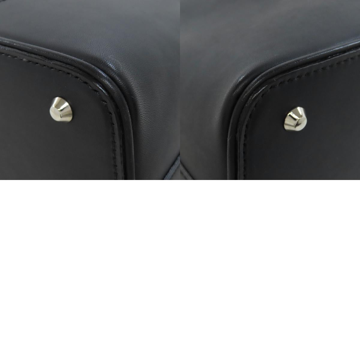 BURBERRY バーバリー ロゴ ハンドバッグ レザー レディース 中古