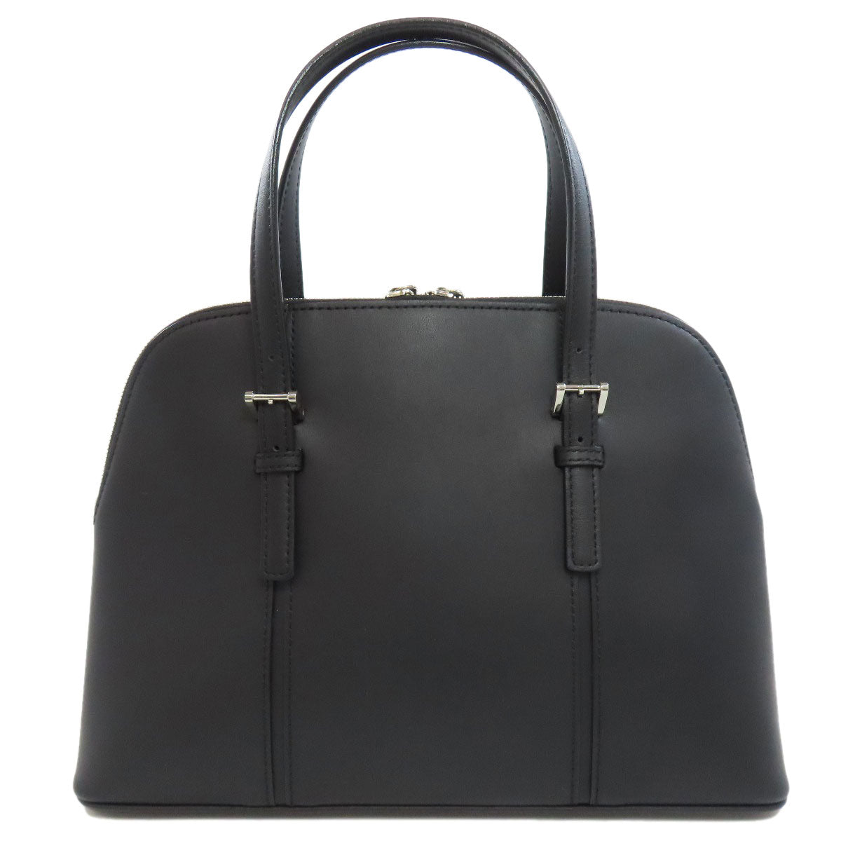 BURBERRY バーバリー ロゴ ハンドバッグ レザー レディース 中古