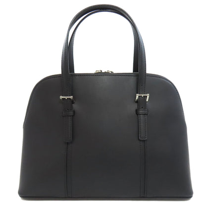 BURBERRY バーバリー ロゴ ハンドバッグ レザー レディース 中古