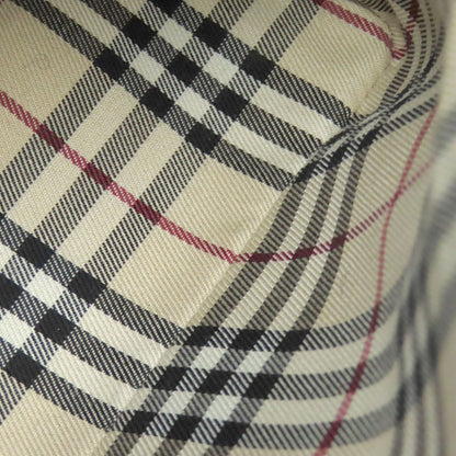 BURBERRY バーバリー ロゴ ハンドバッグ レザー レディース 中古