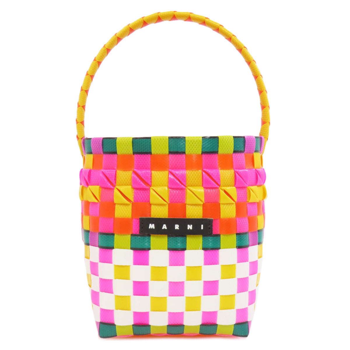 MARNI マルニ ロゴ ハンドバッグ ポリプロピレン レディース 中古