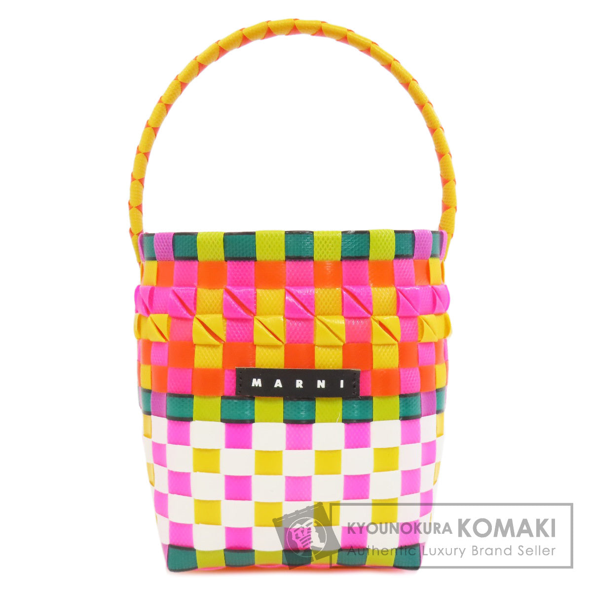MARNI マルニ ロゴ ハンドバッグ ポリプロピレン レディース 中古