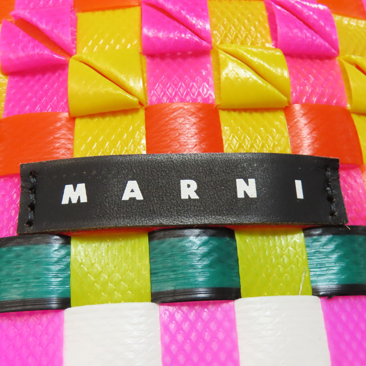 MARNI マルニ ロゴ ハンドバッグ ポリプロピレン レディース 中古
