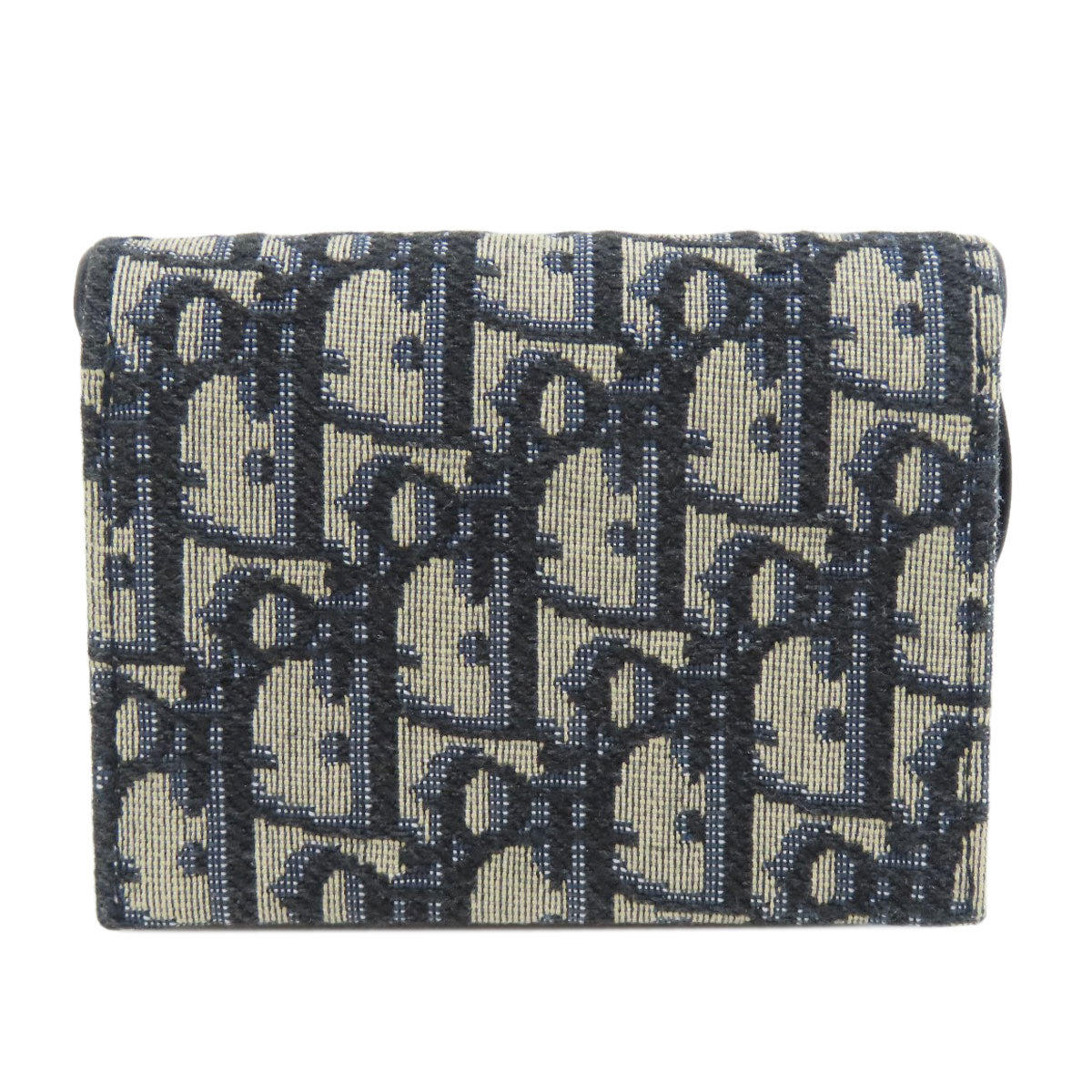 CHRISTIAN DIOR クリスチャンディオール サドル トロッター柄 カードケース キャンバス レディース 中古