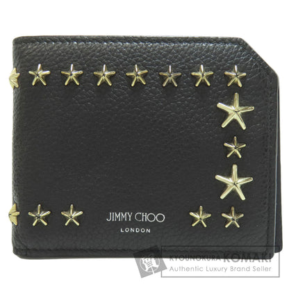 Jimmy Choo ジミーチュウ スターモチーフ 二つ折り財布（小銭入れあり） レザー レディース 中古