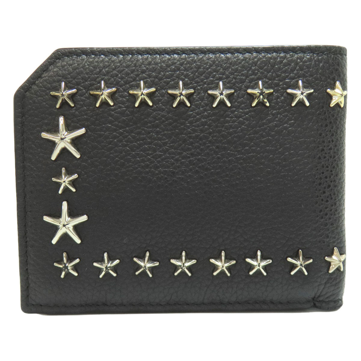 Jimmy Choo ジミーチュウ スターモチーフ 二つ折り財布（小銭入れあり） レザー レディース 中古