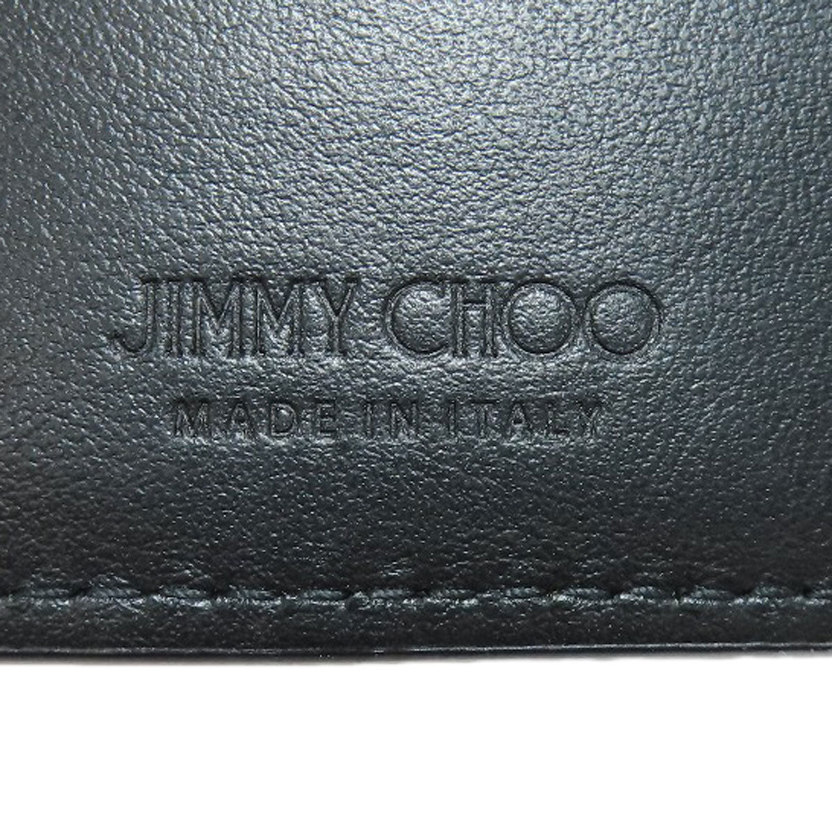 Jimmy Choo ジミーチュウ スターモチーフ 二つ折り財布（小銭入れあり） レザー レディース 中古