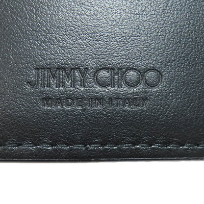Jimmy Choo ジミーチュウ スターモチーフ 二つ折り財布（小銭入れあり） レザー レディース 中古
