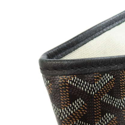 GOYARD ゴヤール サンルイPM ヘリンボーン柄 トートバッグ コーティングキャンバス レディース 中古
