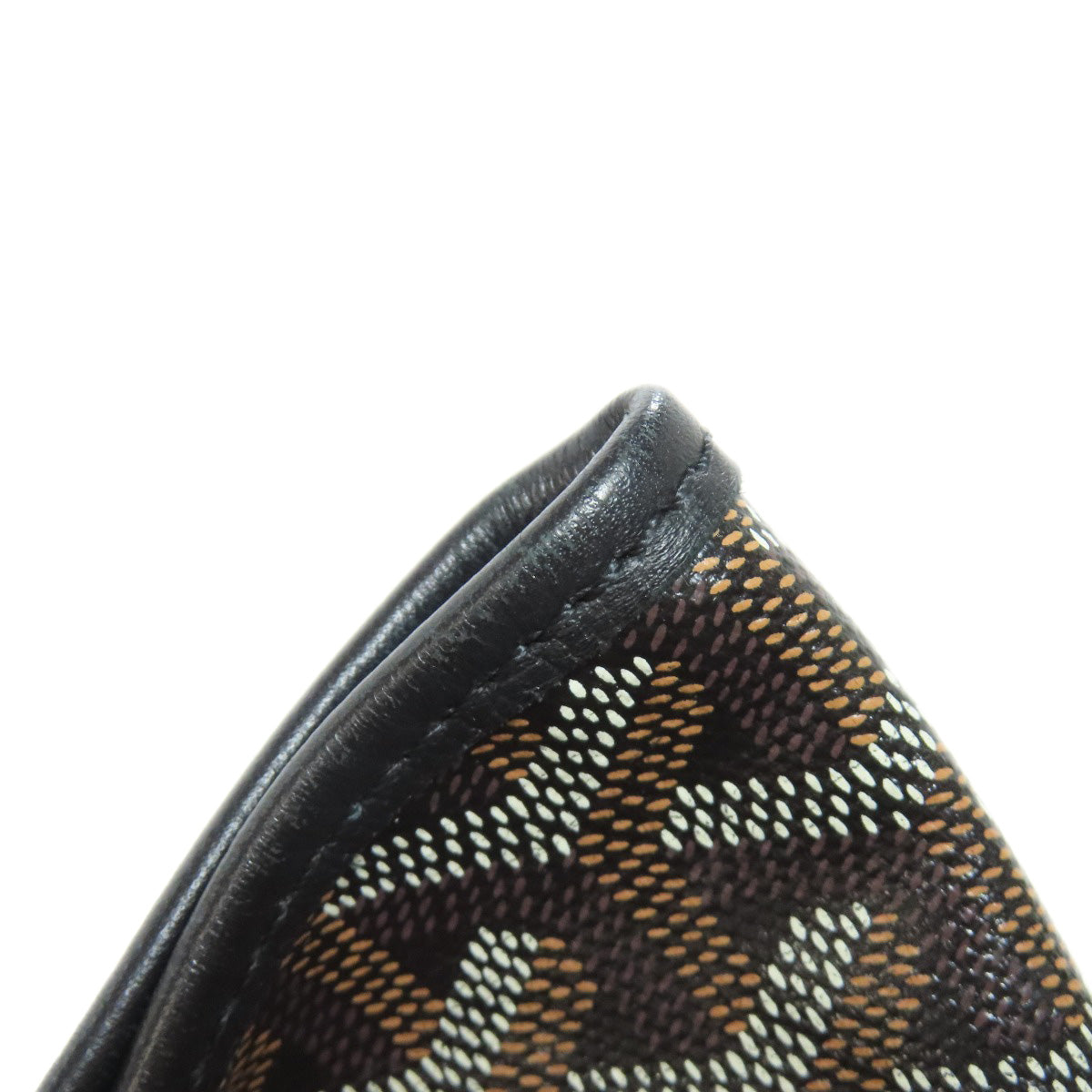 GOYARD ゴヤール サンルイPM ヘリンボーン柄 トートバッグ コーティングキャンバス レディース 中古