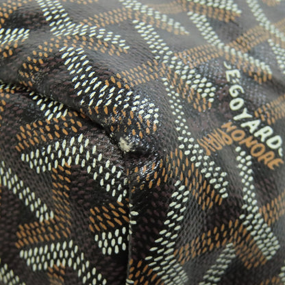 GOYARD ゴヤール サンルイPM ヘリンボーン柄 トートバッグ コーティングキャンバス レディース 中古