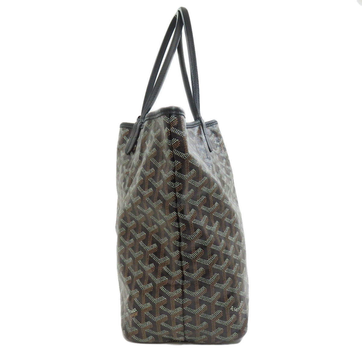 GOYARD ゴヤール サンルイPM ヘリンボーン柄 トートバッグ コーティングキャンバス レディース 中古
