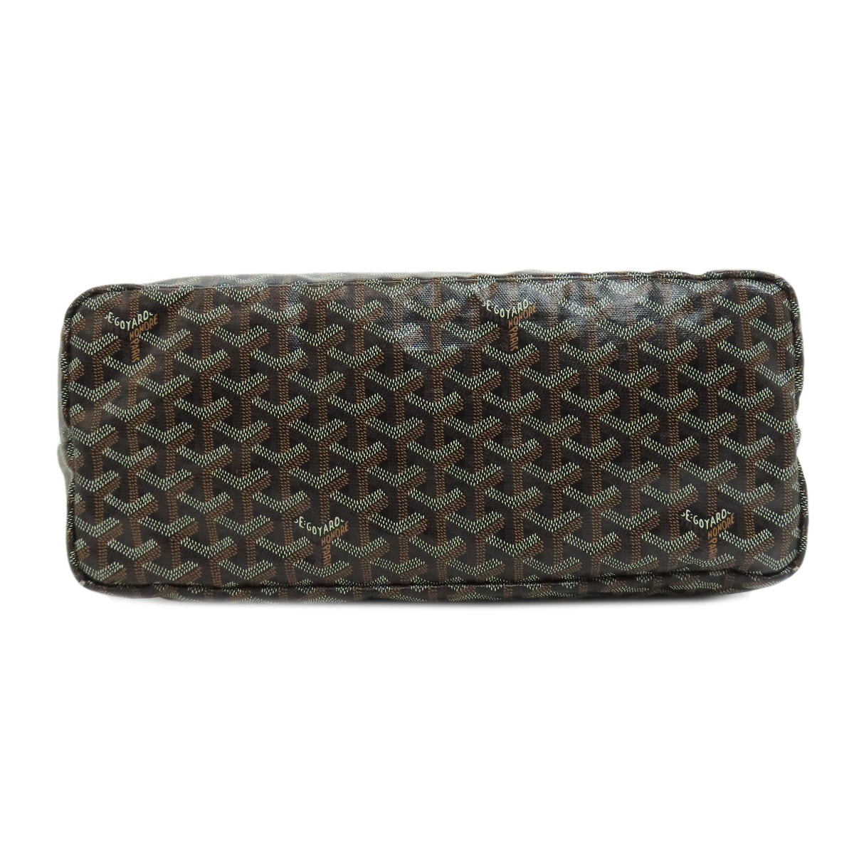 GOYARD ゴヤール サンルイPM ヘリンボーン柄 トートバッグ コーティングキャンバス レディース 中古