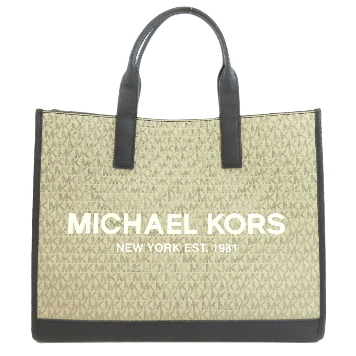 Michael Kors マイケルコース MKシグネチャー トートバッグ PVC レディース 中古