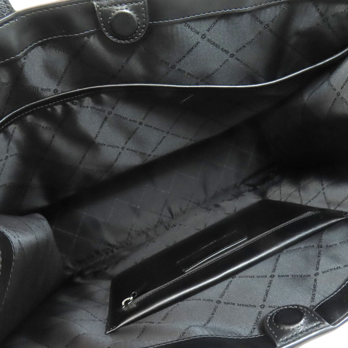 Michael Kors マイケルコース MKシグネチャー トートバッグ PVC レディース 中古