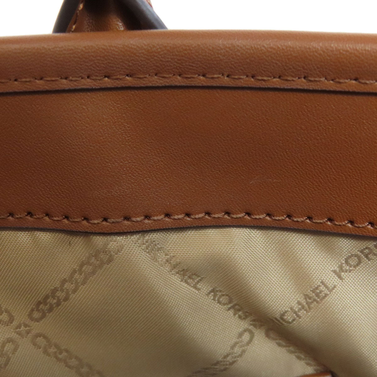 Michael Kors マイケルコース MKシグネチャー 2WAY トートバッグ PVC レディース 中古