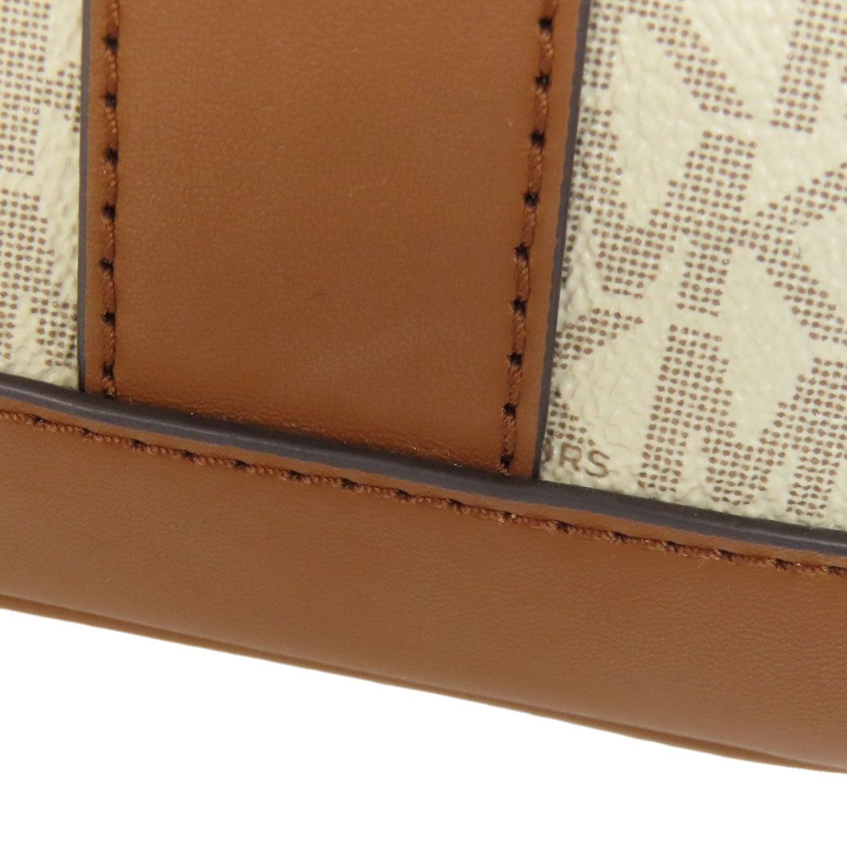 Michael Kors マイケルコース MKシグネチャー 2WAY トートバッグ PVC レディース 中古