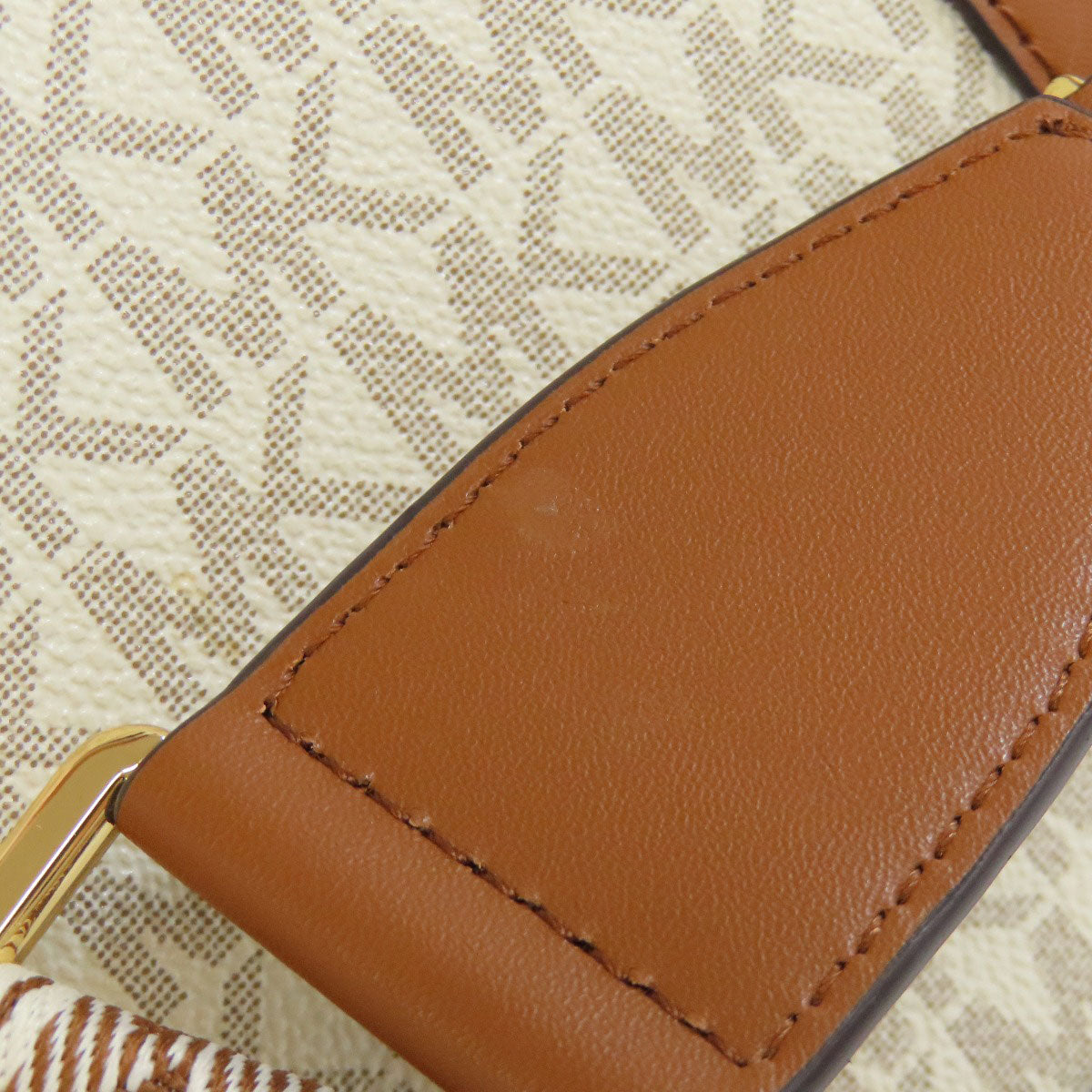 Michael Kors マイケルコース MKシグネチャー 2WAY トートバッグ PVC レディース 中古