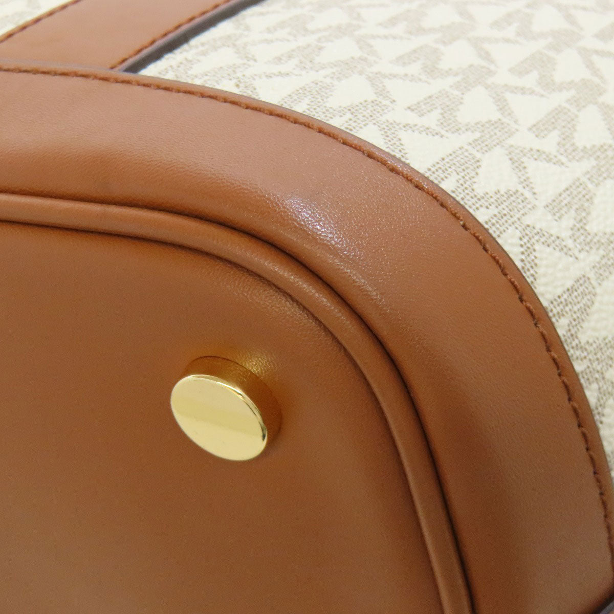 Michael Kors マイケルコース MKシグネチャー 2WAY トートバッグ PVC レディース 中古