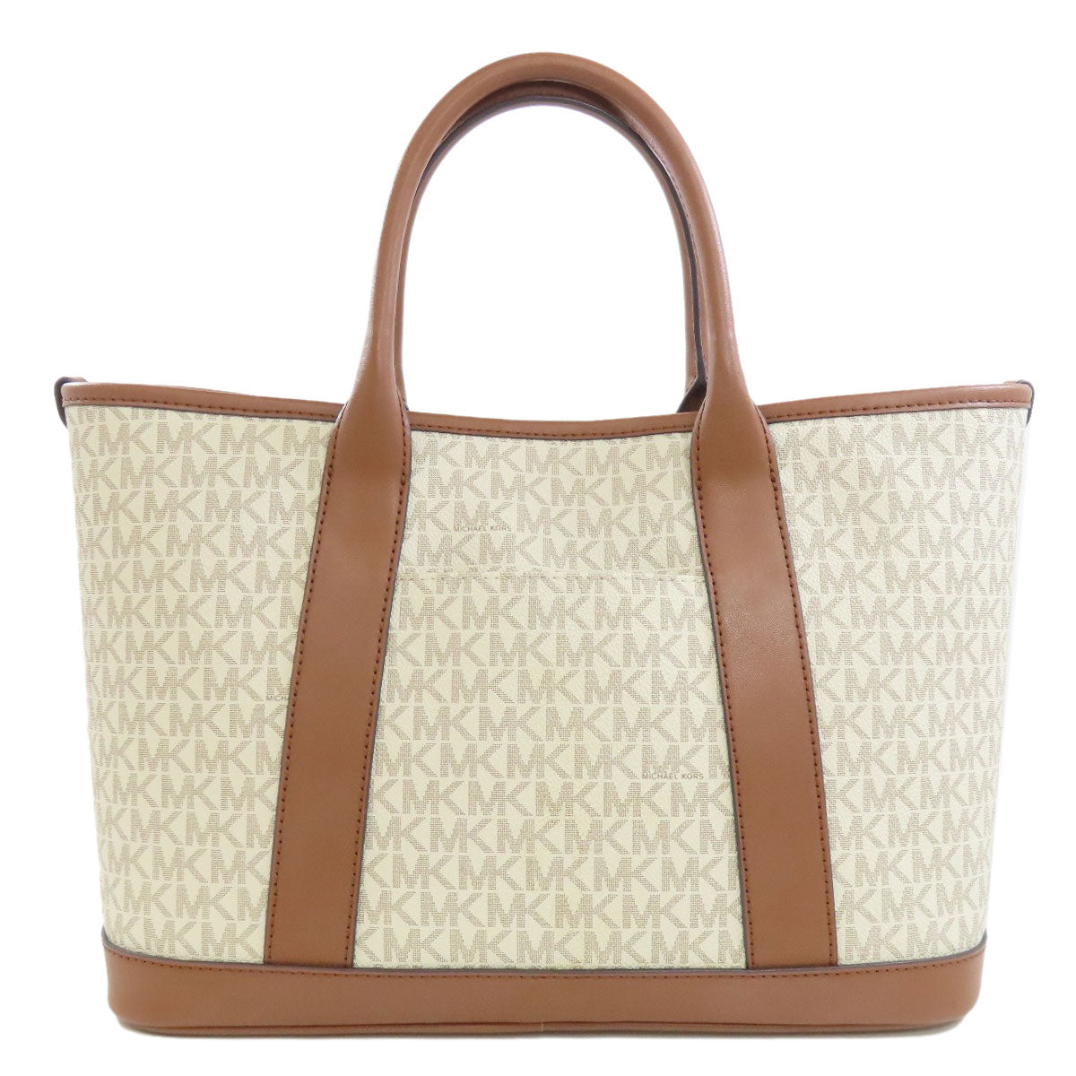 Michael Kors マイケルコース MKシグネチャー 2WAY トートバッグ PVC レディース 中古