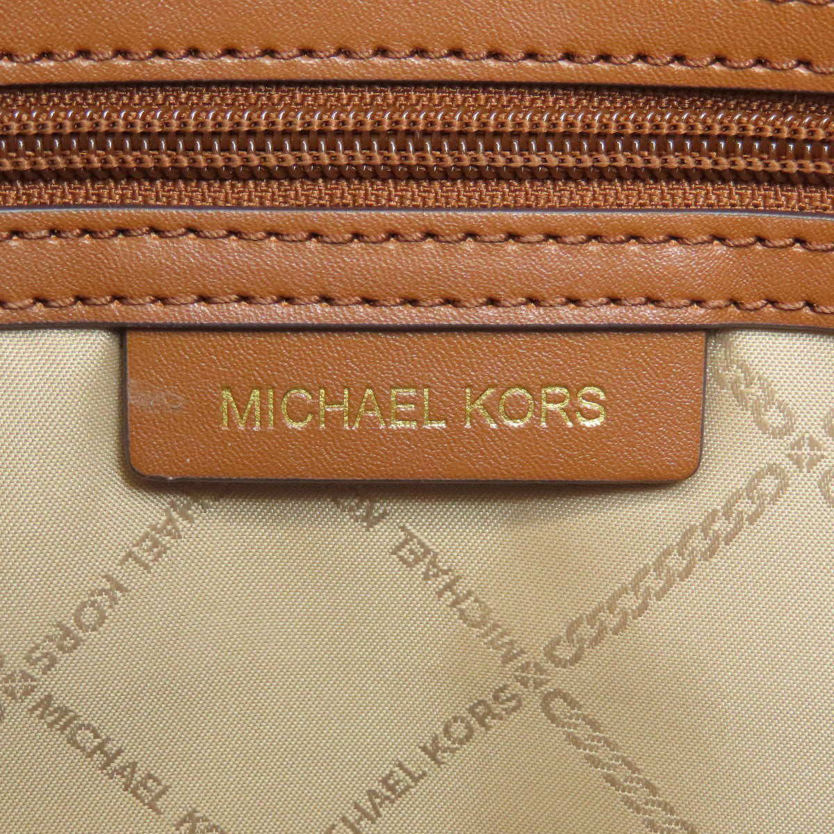 Michael Kors マイケルコース MKシグネチャー 2WAY トートバッグ PVC レディース 中古
