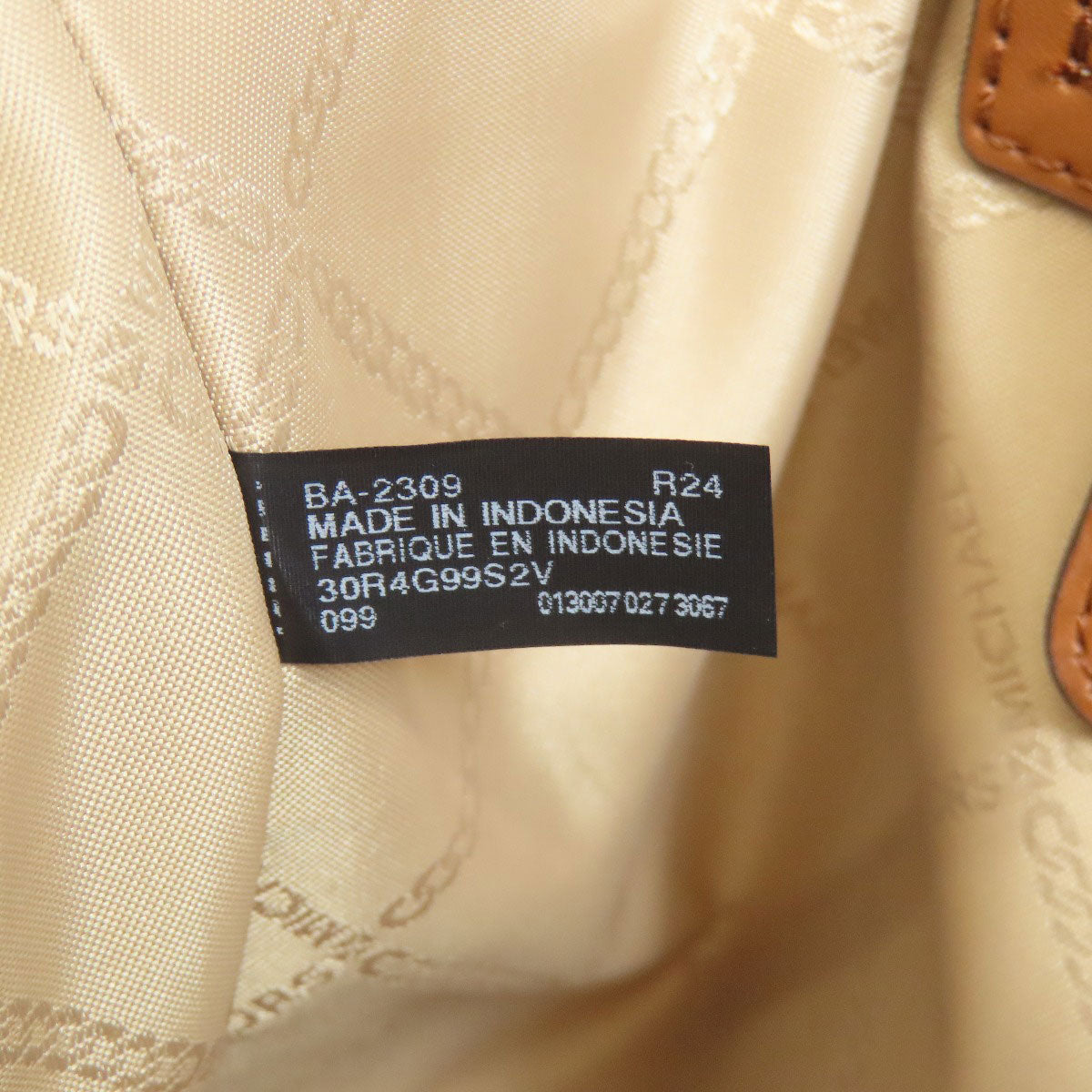 Michael Kors マイケルコース MKシグネチャー 2WAY トートバッグ PVC レディース 中古