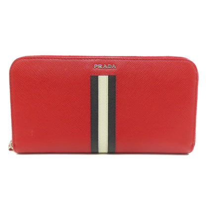 PRADA プラダ ロゴ 長財布（小銭入れあり） サフィアーノ レディース 中古