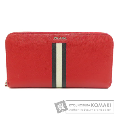 PRADA プラダ ロゴ 長財布（小銭入れあり） サフィアーノ レディース 中古