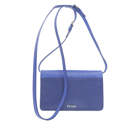 PRADA プラダ ショルダーウォレット 長財布（小銭入れあり） サフィアーノ レディース 中古