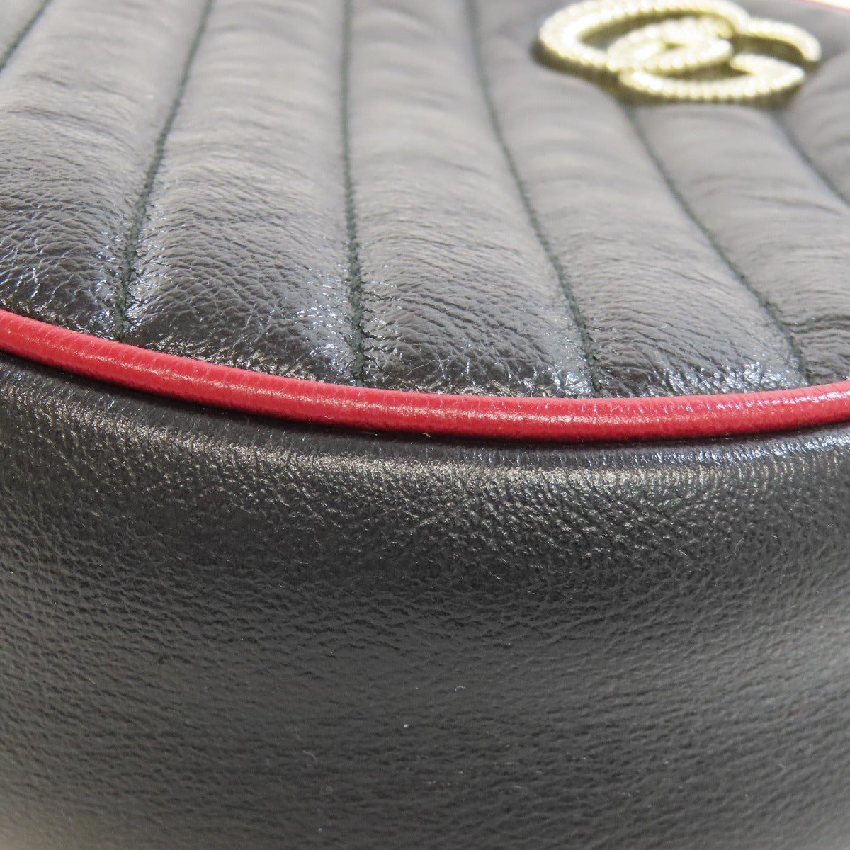 GUCCI グッチ 550154 ラウンドチェーンショルダー ショルダーバッグ レザー レディース 中古