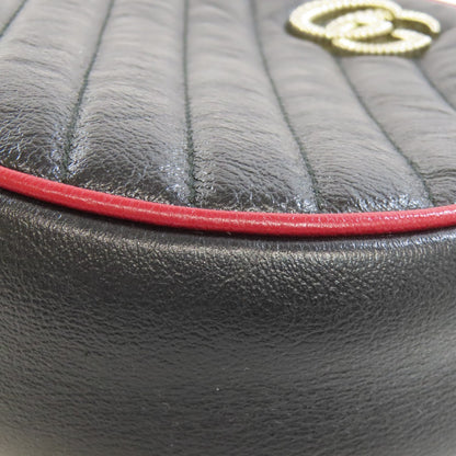 GUCCI グッチ 550154 ラウンドチェーンショルダー ショルダーバッグ レザー レディース 中古