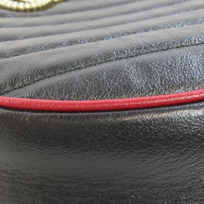 GUCCI グッチ 550154 ラウンドチェーンショルダー ショルダーバッグ レザー レディース 中古