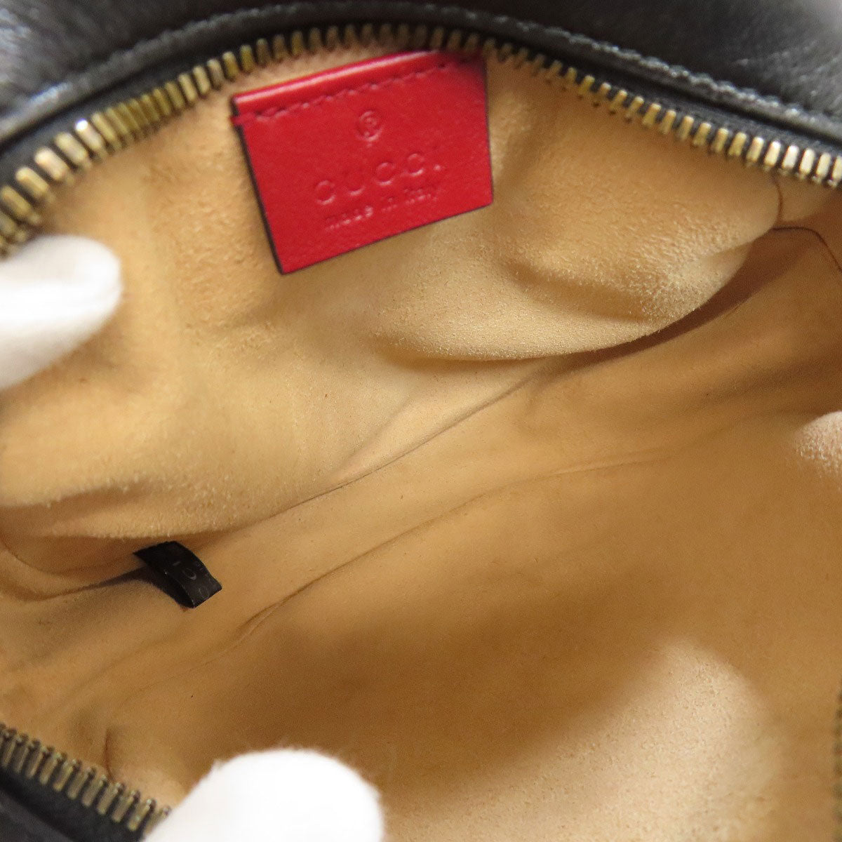 GUCCI グッチ 550154 ラウンドチェーンショルダー ショルダーバッグ レザー レディース 中古