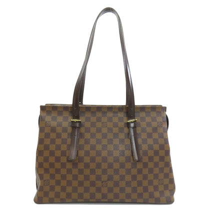 LOUIS VUITTON ルイヴィトン N51119 チェルシー トートバッグ ダミエキャンバス レディース 中古