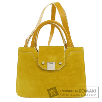 Jimmy Choo ジミーチュウ 2WAY ハンドバッグ スウェード レディース 中古