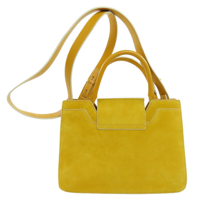 Jimmy Choo ジミーチュウ 2WAY ハンドバッグ スウェード レディース 中古