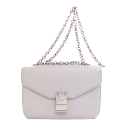 CELINE セリーヌ C金具 ショルダーバッグ レザー レディース 中古