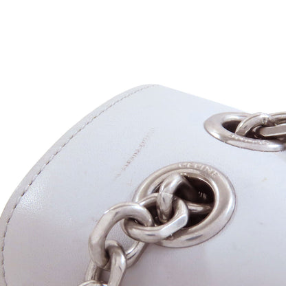 CELINE セリーヌ C金具 ショルダーバッグ レザー レディース 中古