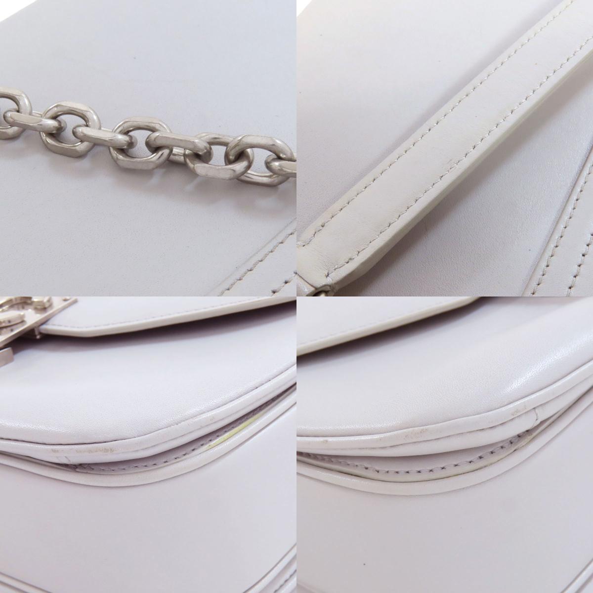 CELINE セリーヌ C金具 ショルダーバッグ レザー レディース 中古