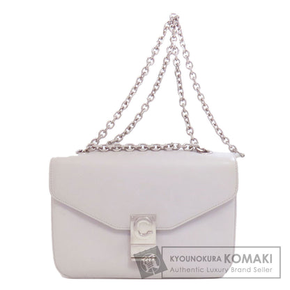 CELINE セリーヌ C金具 ショルダーバッグ レザー レディース 中古