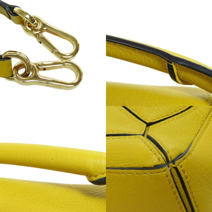 LOEWE ロエベ パズルバッグ ミニ 2WAY ハンドバッグ カーフ レディース 中古
