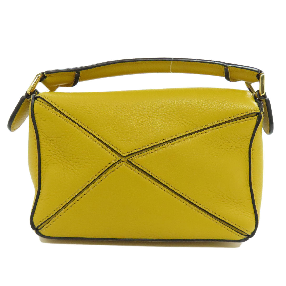 LOEWE ロエベ パズルバッグ ミニ 2WAY ハンドバッグ カーフ レディース 中古