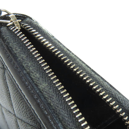 CHANEL シャネル マトラッセ ゴールド金具 長財布（小銭入れあり） グレインド カーフスキン レディース 中古