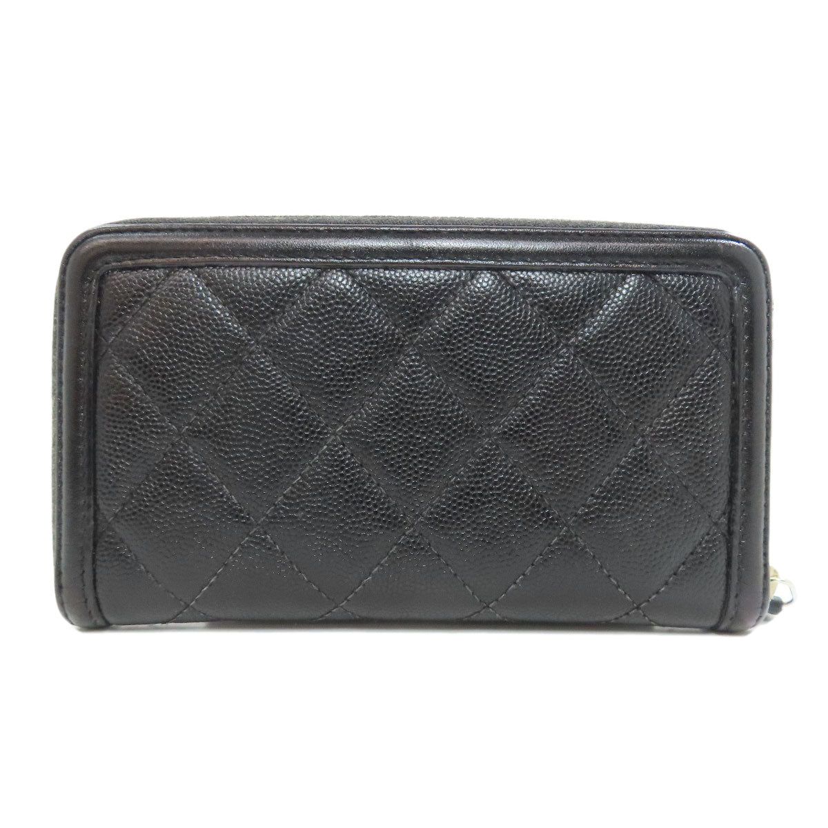 CHANEL シャネル マトラッセ ゴールド金具 長財布（小銭入れあり） グレインド カーフスキン レディース 中古