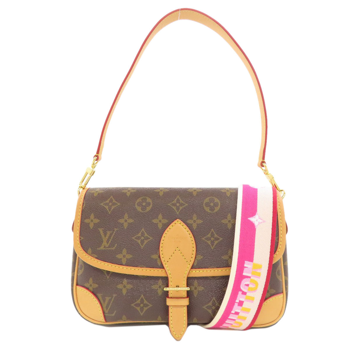 LOUIS VUITTON ルイヴィトン M46049 ディアヌ NM PM ショルダーバッグ モノグラムキャンバス レディース 中古