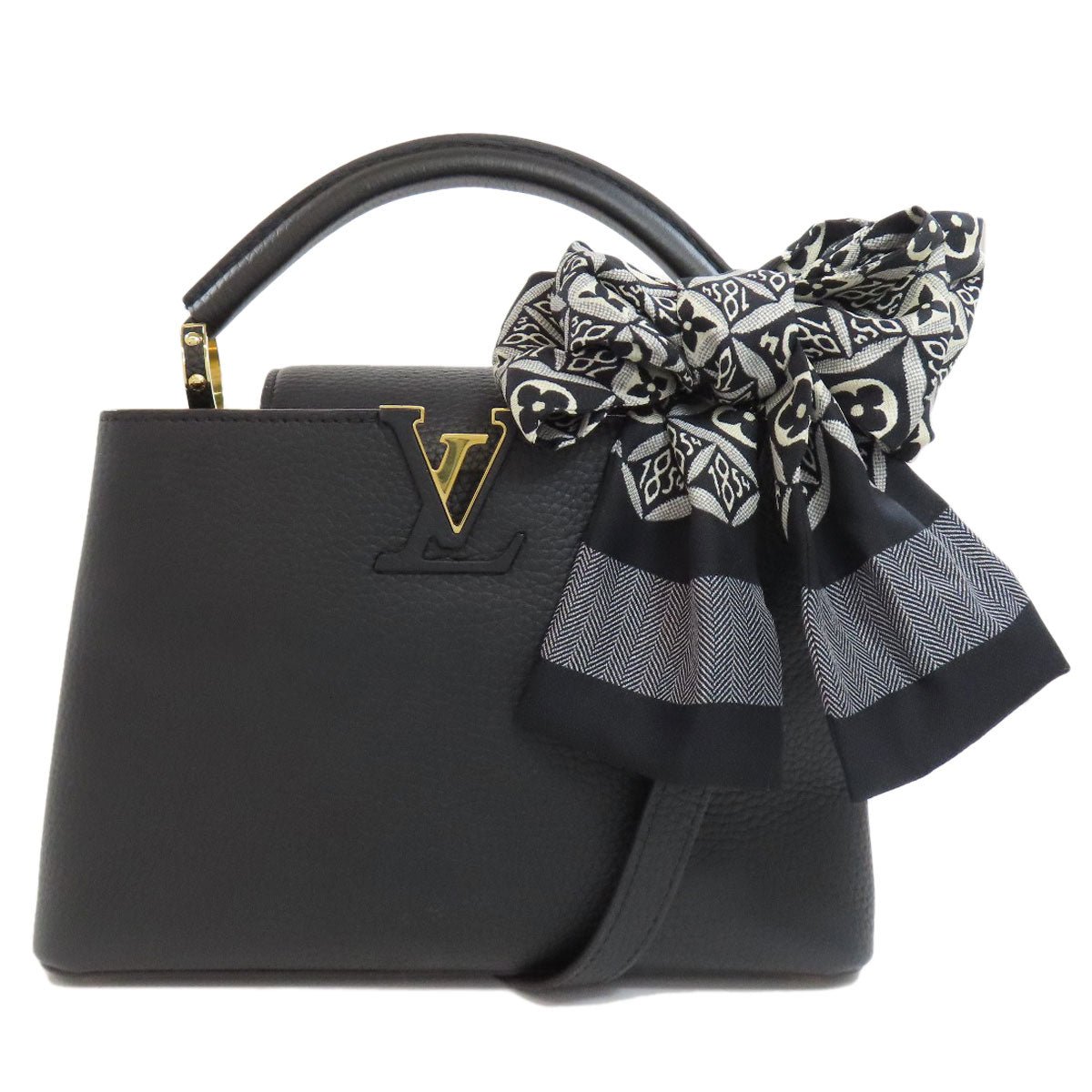 LOUIS VUITTON ルイヴィトン M94755 カプシーヌBB ハンドバッグ カーフ レディース 中古
