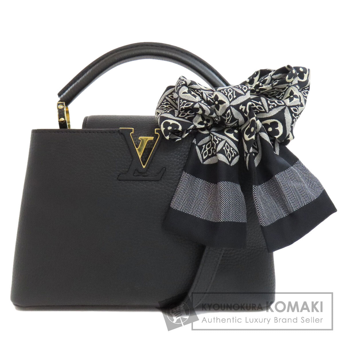 LOUIS VUITTON ルイヴィトン M94755 カプシーヌBB ハンドバッグ カーフ レディース 中古