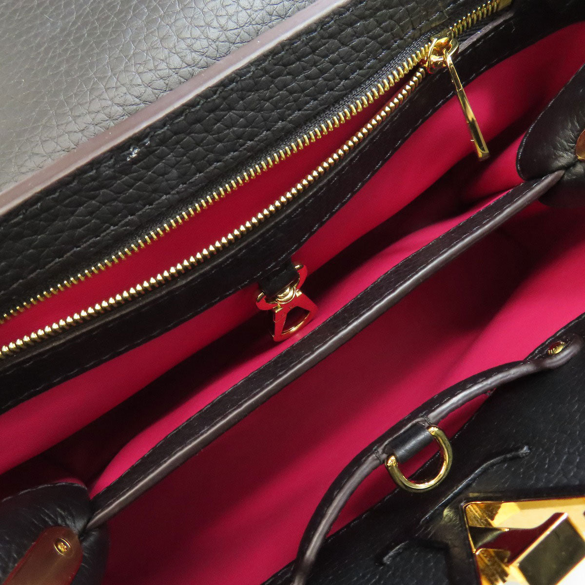 LOUIS VUITTON ルイヴィトン M94755 カプシーヌBB ハンドバッグ カーフ レディース 中古